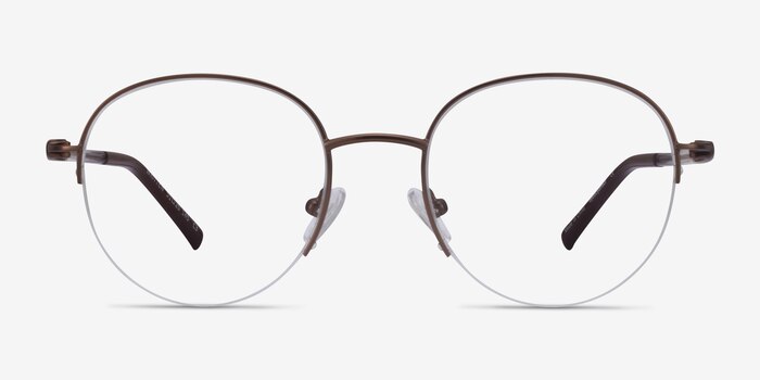 Written Bronze Métal Montures de lunettes de vue d'EyeBuyDirect