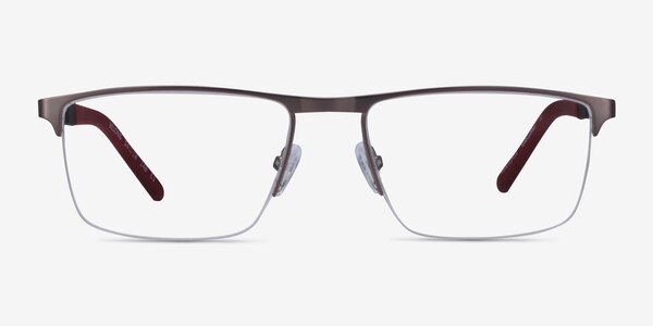 Belong Argenté Carbon-fiber Montures de lunettes de vue