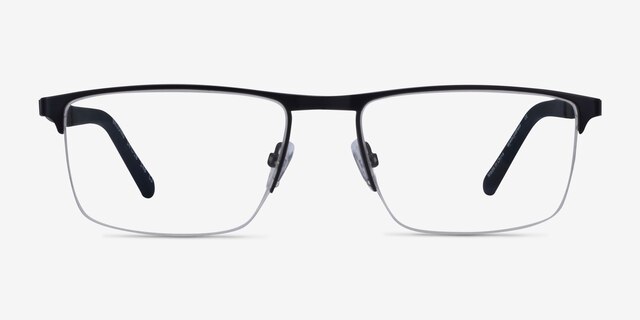 Belong Black Red Carbon-fiberMontures de lunettes de vue d'EyeBuyDirect, Vue de Face