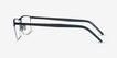 Belong Black Red MetalEyeglass Frames from EyeBuyDirect, Side View