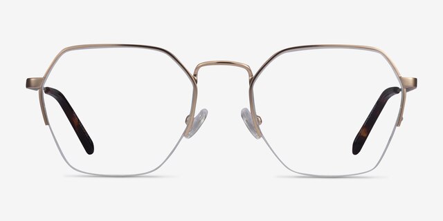 Cruz Or rose MétalMontures de lunettes de vue d'EyeBuyDirect, Vue de Face