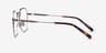 Cruz Or rose MétalMontures de lunettes de vue d'EyeBuyDirect, Vue de Côté