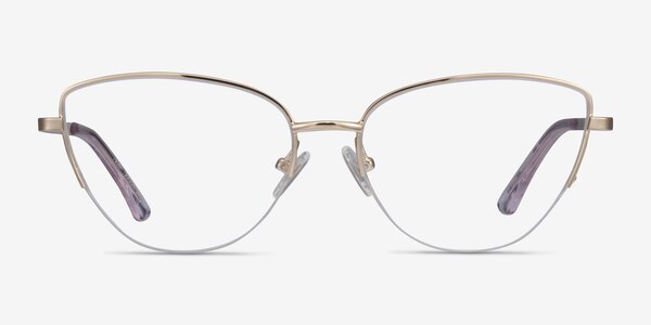 Star Gold Metal Eyeglass Frames