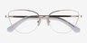 Star Gold MetalEyeglass Frames from EyeBuyDirect, Closed View