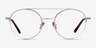 Miller Gold MetalEyeglass Frames from EyeBuyDirect, Front View