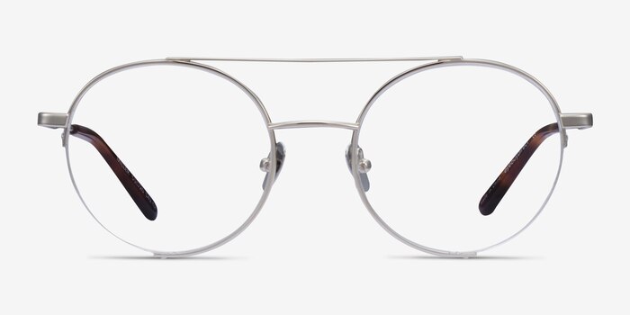 Miller Argenté Métal Montures de lunettes de vue d'EyeBuyDirect