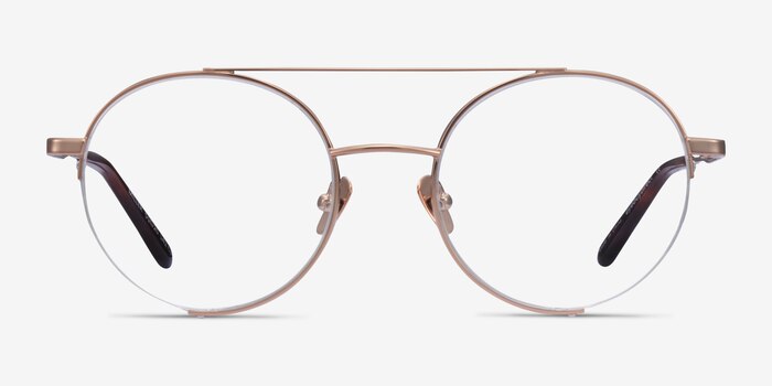 Miller Rose Gold Metal Eyeglass Frames from EyeBuyDirect