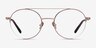 Miller Rose Gold MetalEyeglass Frames from EyeBuyDirect, Front View