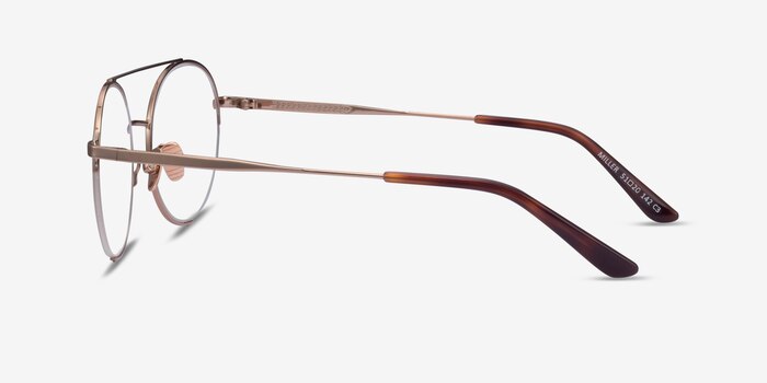 Miller Rose Gold Metal Eyeglass Frames from EyeBuyDirect