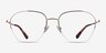 Lifetime Light Gold MetalEyeglass Frames from EyeBuyDirect, Front View
