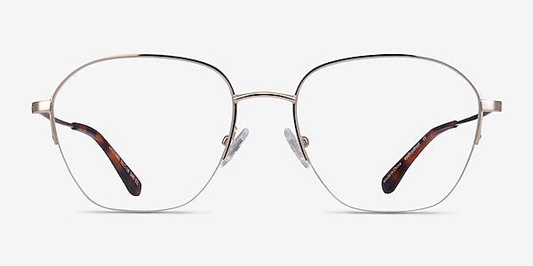 Lifetime Light Gold Metal Eyeglass Frames