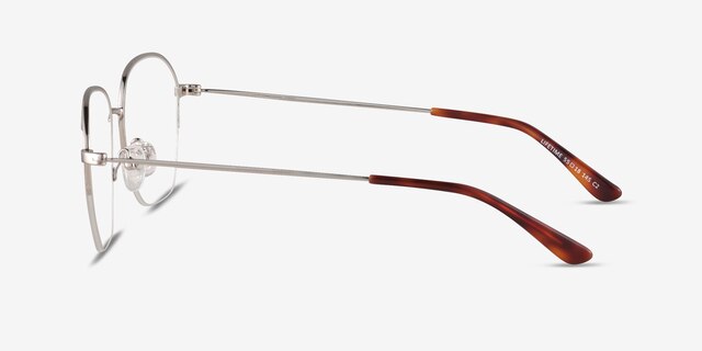 Lifetime Silver MetalEyeglass Frames from EyeBuyDirect, Side View