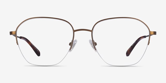 Lifetime Bronze MétalMontures de lunettes de vue d'EyeBuyDirect, Vue de Face