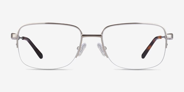 Kanye Silver Metal Eyeglass Frames from EyeBuyDirect