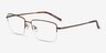 Process Bronze MétalMontures de lunettes de vue d'EyeBuyDirect, Vue d'Angle