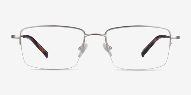 Process Silver MetalEyeglass Frames from EyeBuyDirect, Front View