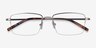 Process Silver MetalEyeglass Frames from EyeBuyDirect, Closed View