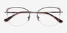 Amande Silver MetalEyeglass Frames from EyeBuyDirect, Closed View