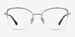 Amande Rose Gold MetalEyeglass Frames from EyeBuyDirect, Front View