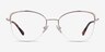 Amande Gold MetalEyeglass Frames from EyeBuyDirect, Front View