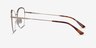 Amande Gold MetalEyeglass Frames from EyeBuyDirect, Side View