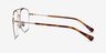 Universe Gold Tortoise MetalEyeglass Frames from EyeBuyDirect, Side View