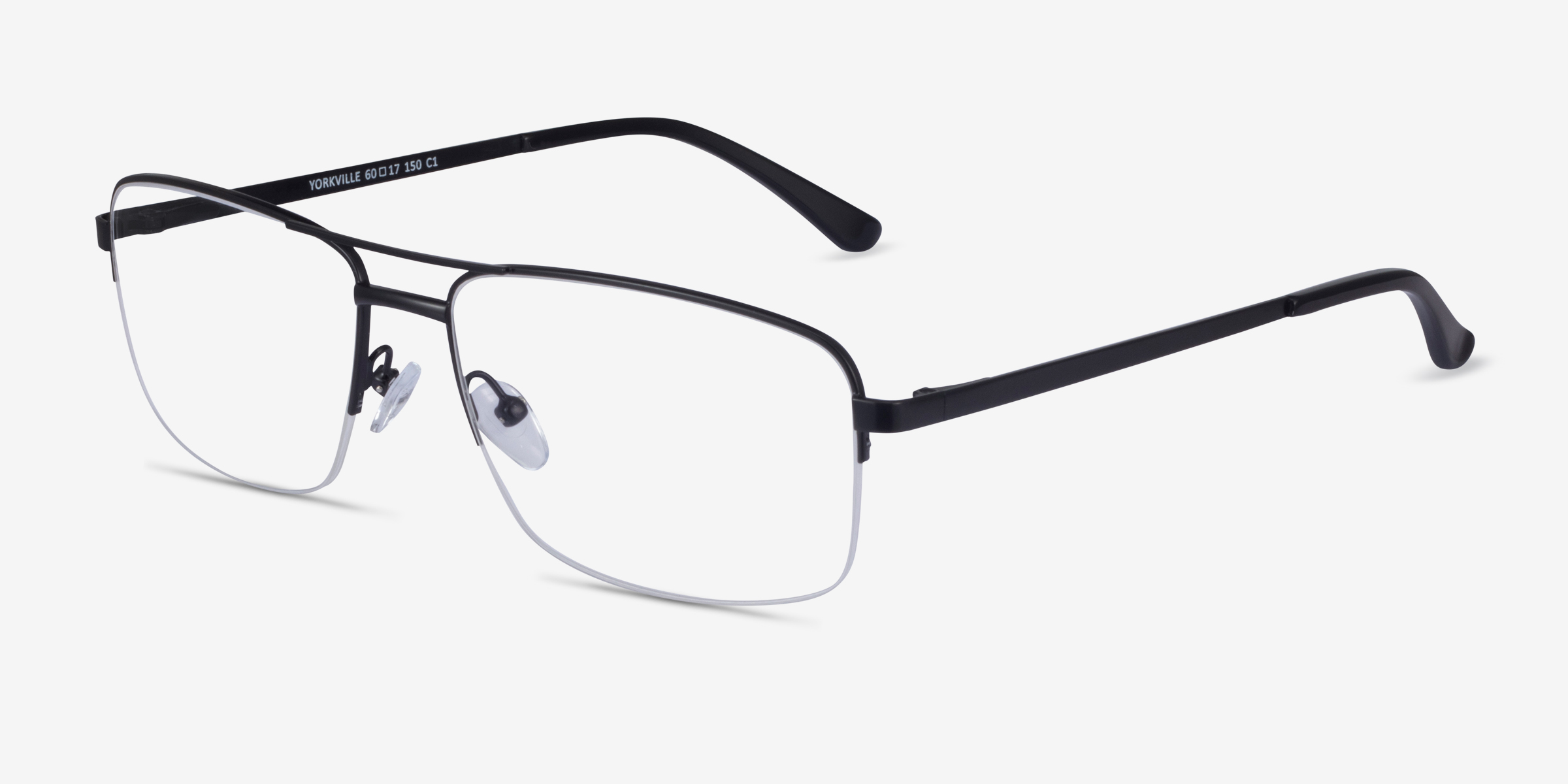 Yorkville Aviator Black Glasses for Men Eyebuydirect