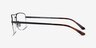 Yorkville Gunmetal MetalEyeglass Frames from EyeBuyDirect, Side View