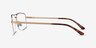 Yorkville Gold MetalEyeglass Frames from EyeBuyDirect, Side View