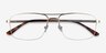 Yorkville Gold MetalEyeglass Frames from EyeBuyDirect, Closed View