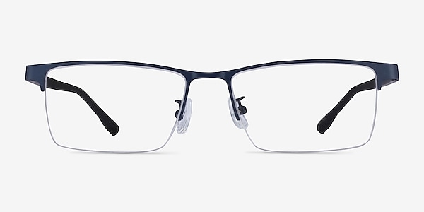 Ceylan Navy Black Metal Eyeglass Frames