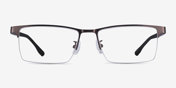 Ceylan Coffee Black Metal Eyeglass Frames