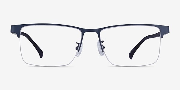 Childeric Navy Metal Eyeglass Frames