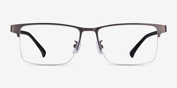 Childeric Gunmetal Metal Eyeglass Frames