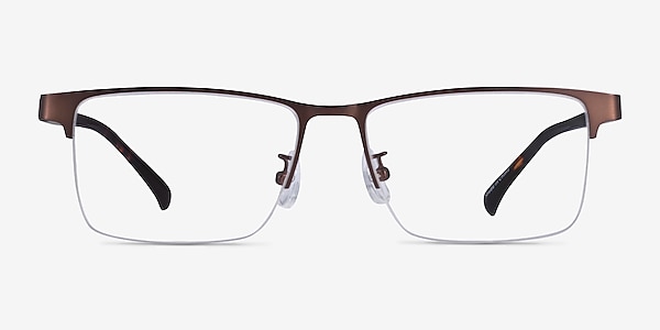 Childeric Brown Tortoise Metal Eyeglass Frames