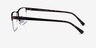 Childeric Brown Tortoise MetalEyeglass Frames from EyeBuyDirect, Side View