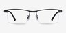 Zac Black Gold MétalMontures de lunettes de vue d'EyeBuyDirect, Vue de Face