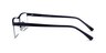 Zac Bleu MétalMontures de lunettes de vue d'EyeBuyDirect, Vue de Côté