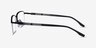 Nine Black MetalEyeglass Frames from EyeBuyDirect, Side View