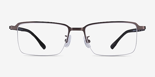 Nine Gunmetal Metal Eyeglass Frames