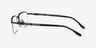 Nine Gunmetal MetalEyeglass Frames from EyeBuyDirect, Side View