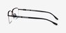 Nine Coffee Black MetalEyeglass Frames from EyeBuyDirect, Side View