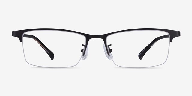 Cadel Black Gold MetalEyeglass Frames from EyeBuyDirect, Front View