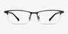 Cadel Black Gold MetalEyeglass Frames from EyeBuyDirect, Front View