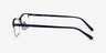 Cadel Navy MetalEyeglass Frames from EyeBuyDirect, Side View