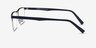 Chronos Blue Silver MetalEyeglass Frames from EyeBuyDirect, Side View
