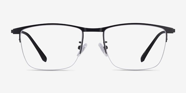 Shawn Matte Black Métal Montures de lunettes de vue