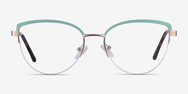 Anacostia Green Gold Metal Eyeglass Frames
