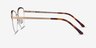 Anacostia Green Gold MetalEyeglass Frames from EyeBuyDirect, Side View