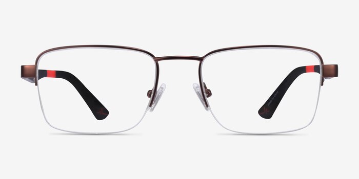 Primus Bronze Metal Eyeglass Frames from EyeBuyDirect
